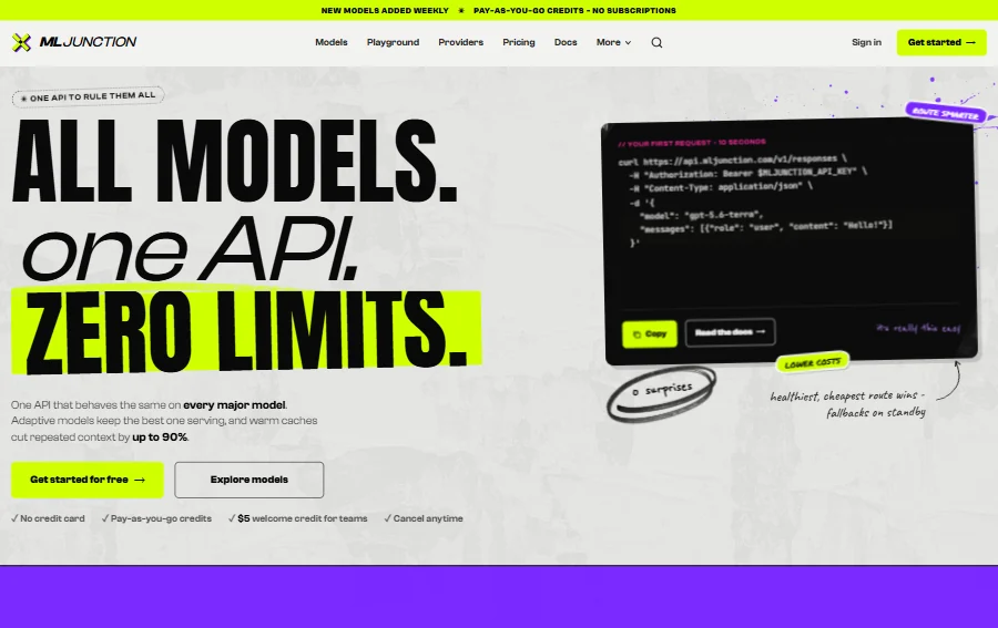 The ML Junction home page.